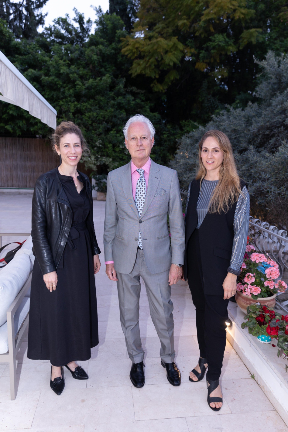 שירלי שוורץ-קאופמן, סרג'ו ברבנטי ולירון שוורץ-גילת (צילום: אלירן אביטל)