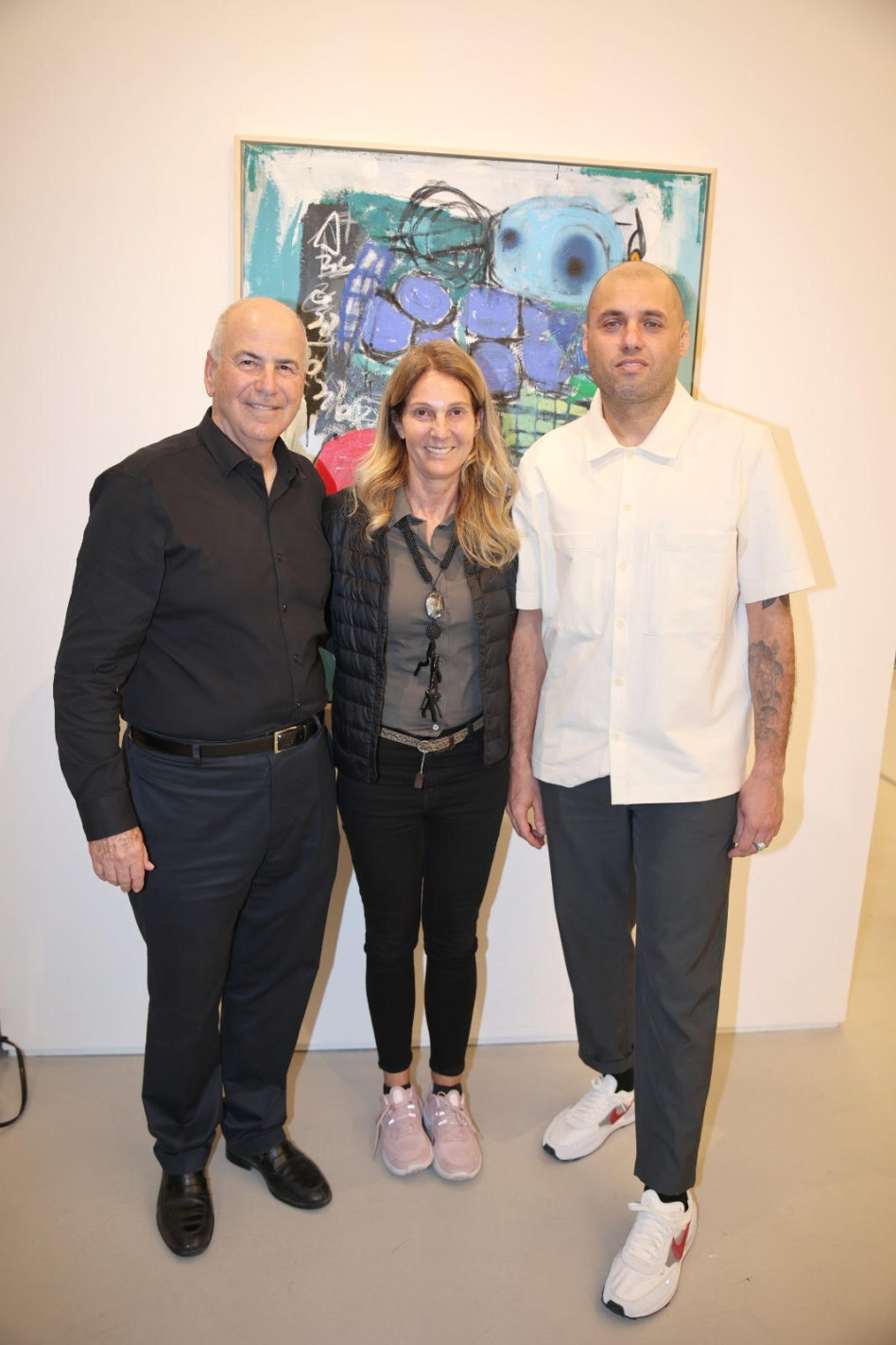 טאהר ג'אווי, ג'ודית והנרי טייק (צילום: אור גפן)