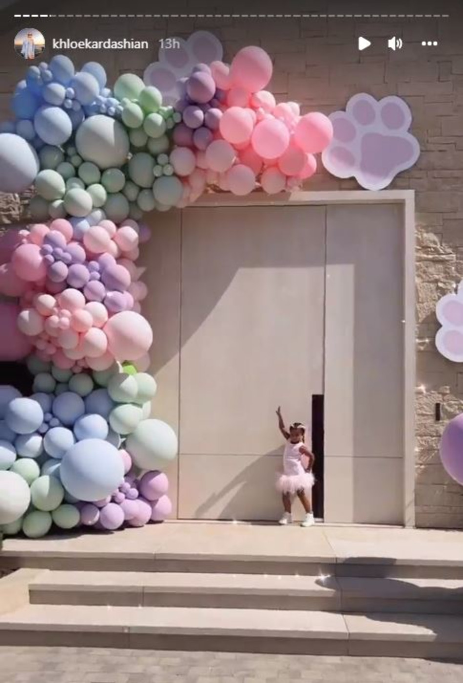 טרו תומפסון (צילום: צילום מסך אינסטגרם)