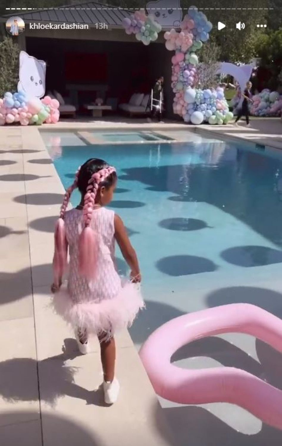 טרו תומפסון (צילום: צילום מסך אינסטגרם)