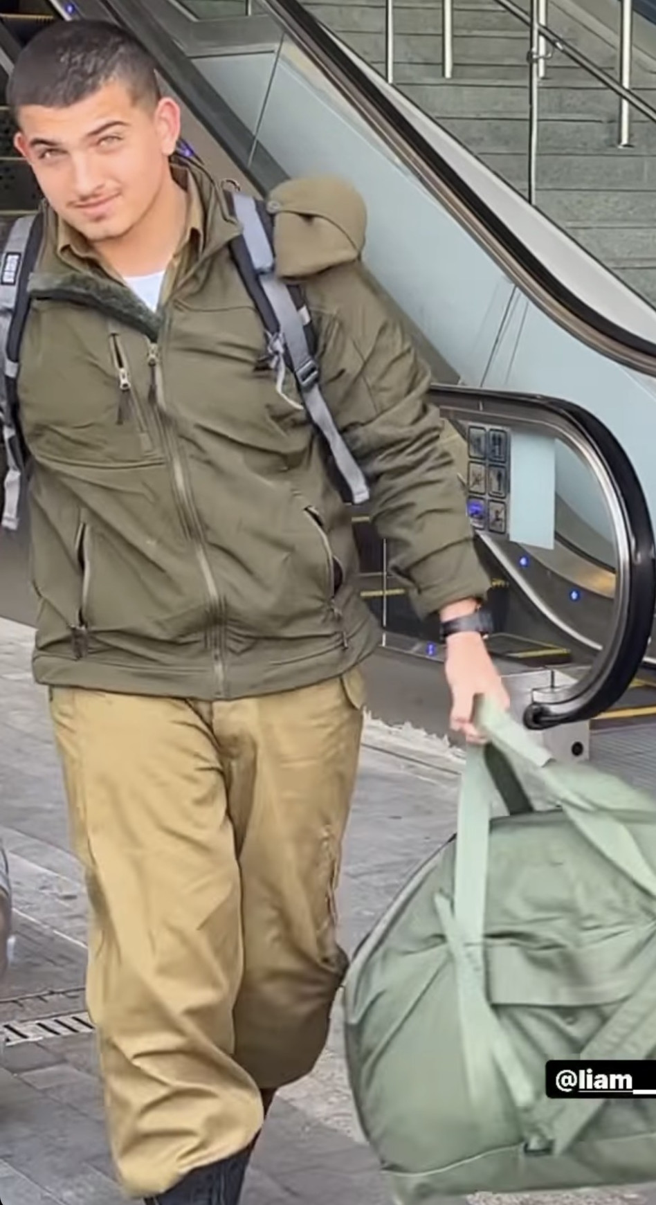 ליאם גולן (צילום: צילום מסך אינסטגרם)