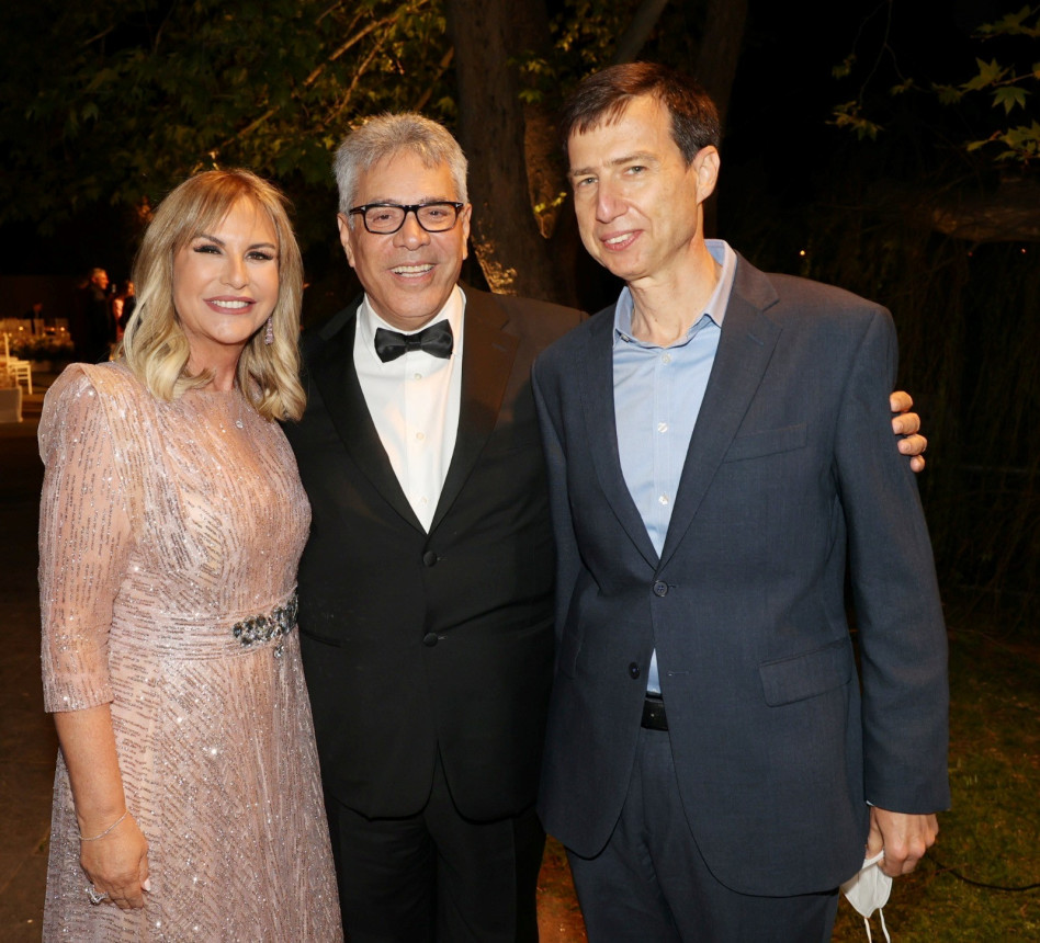 חנן פרידמן, משה ודליה ממרוד (צילום: רפי דלויה)