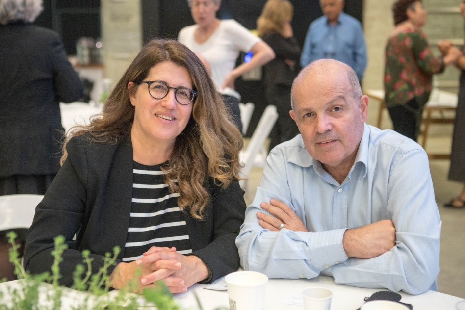 יורם פומרנץ ואפרת דובדבני (צילום: דניאל נפוסי)