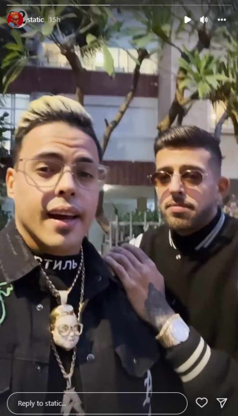 בן אל תבורי, סטטיק (צילום: צילום מסך אינסטגרם)