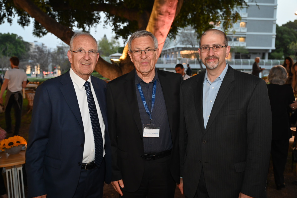 דן שפירו, עידו נחושתן ושמשון הראל  (צילום: אוהד הרכס ואיתי בלסון מכון ויצמן למדע)