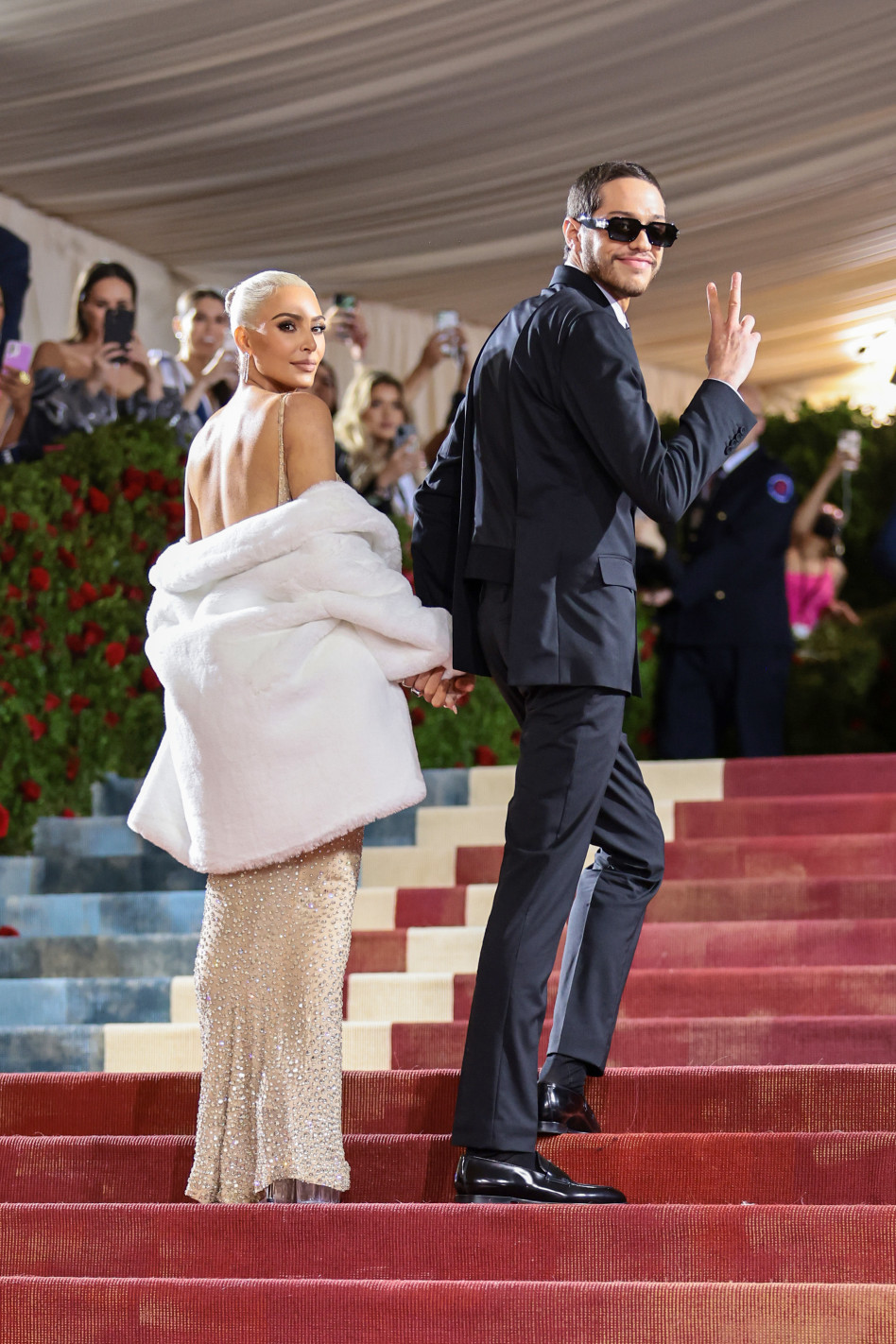 Kim Kardashian, Pete Davidson (Photo: Jamie McCarthy gettyimages)