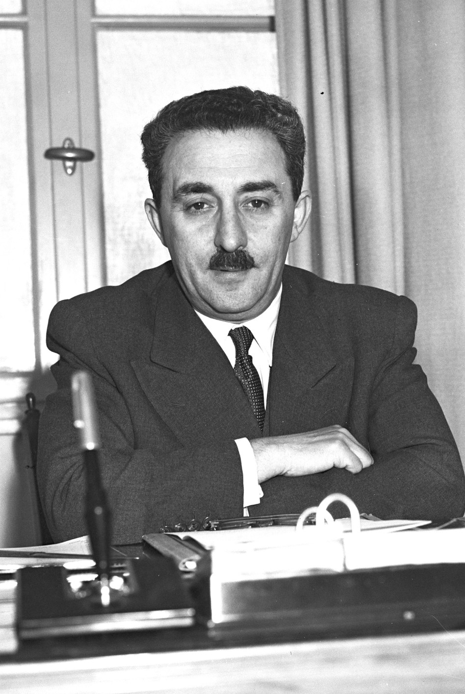 משה שרת (צילום: הוגו מנדלסון, לע''מ)