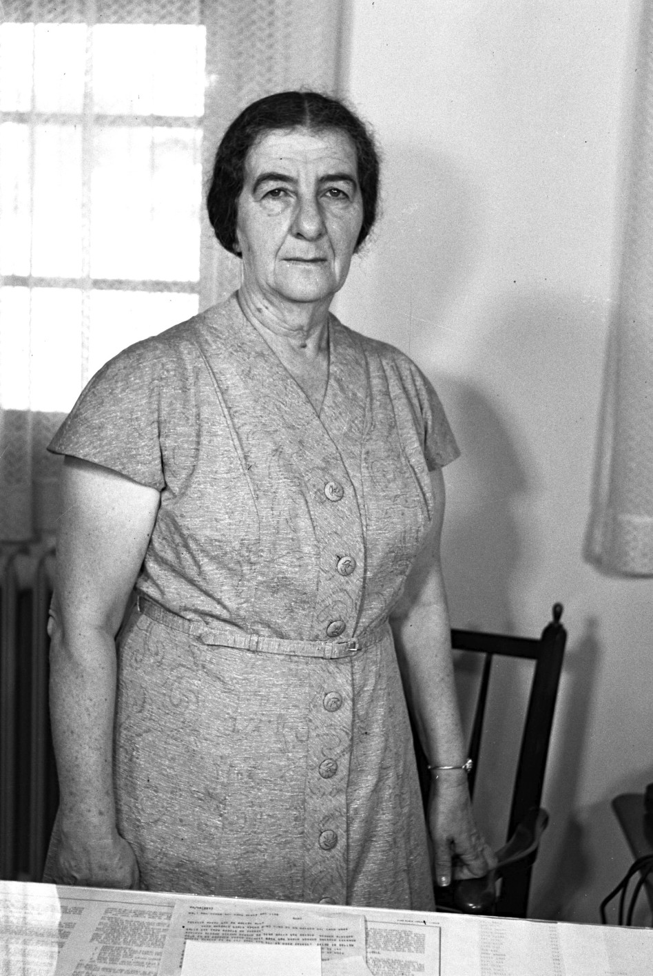 גולדה מאיר (צילום: משה פרידן, לע''מ)