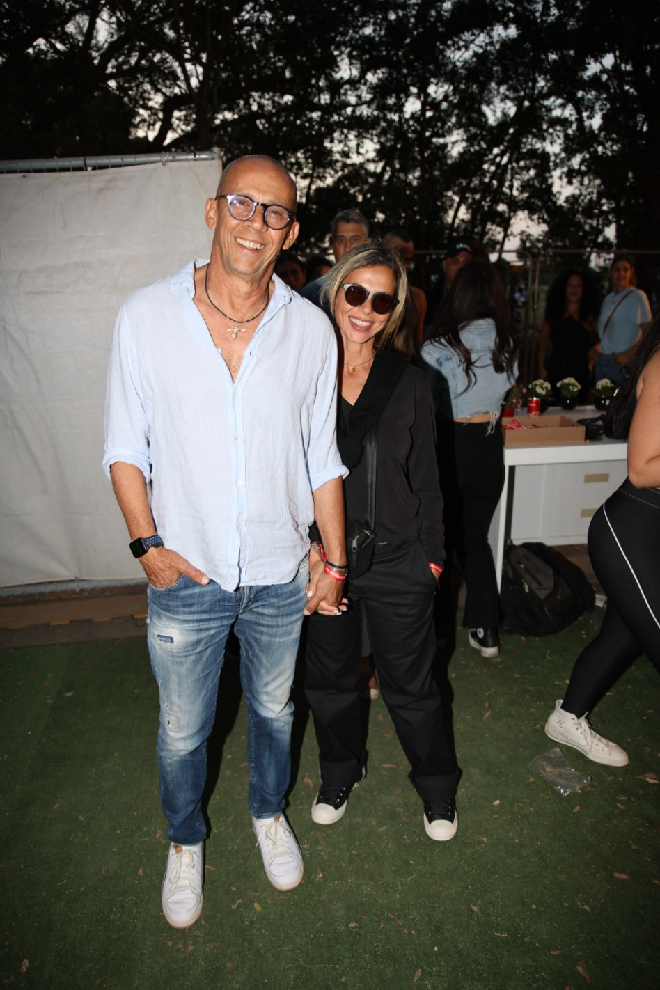 שמחים בשבילכם. דידי הררי, מיכל פלג ירושלמי (צילום: אור גפן)