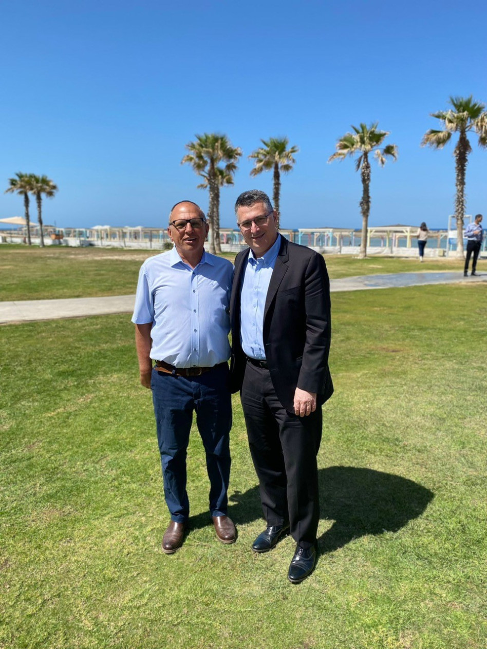 גדעון סער ואיתי אשל (צילום: לירון כרמל)