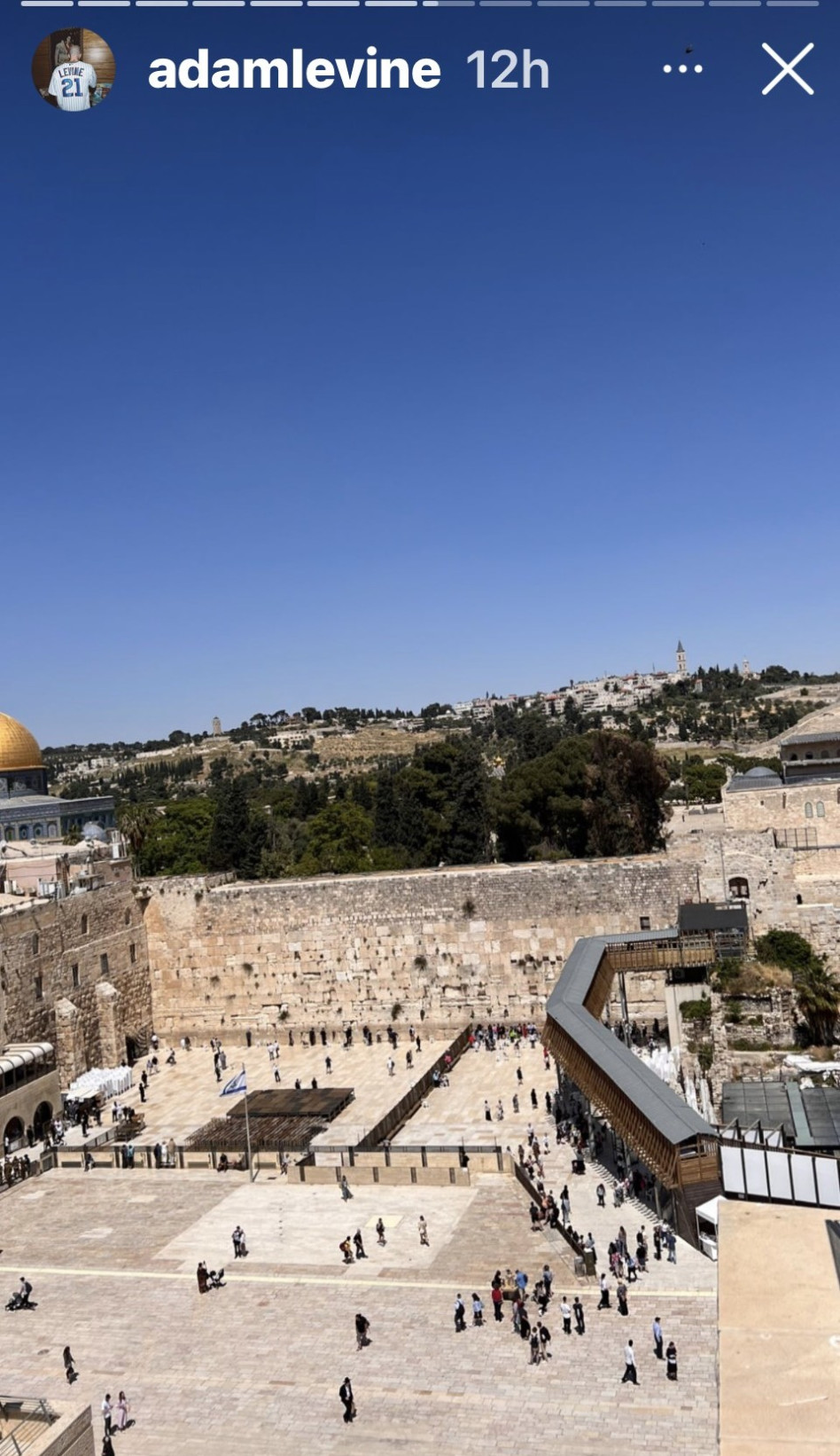 אדם לוין (צילום: צילום מסך אינסטגרם)