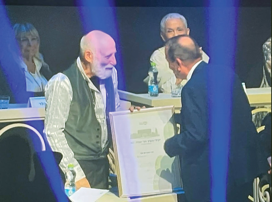 עקיבא נוף ורון חולדאי (צילום: נילי בוברובסקי)