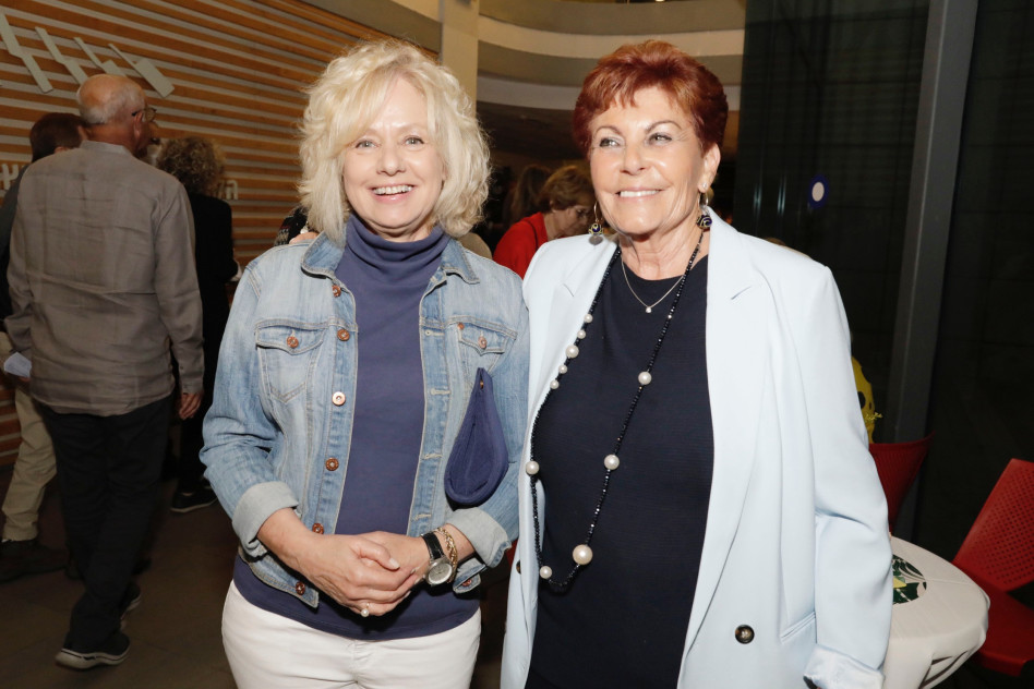 מיכל רובינשטיין-שמגר וגלי בהרב-מיארה (צילום: יעל צור)