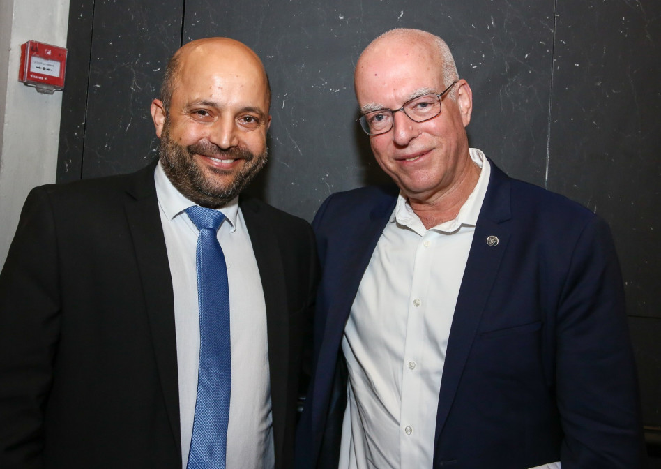 אריאל פורת ואייל חולתא (צילום: דוברות האוניברסיטה)