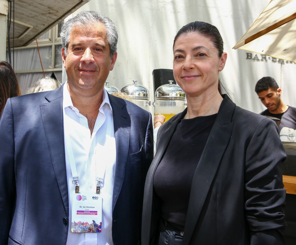 מרב מיכאלי ואסי שמלצר (צילום: דוברות האוניברסיטה)