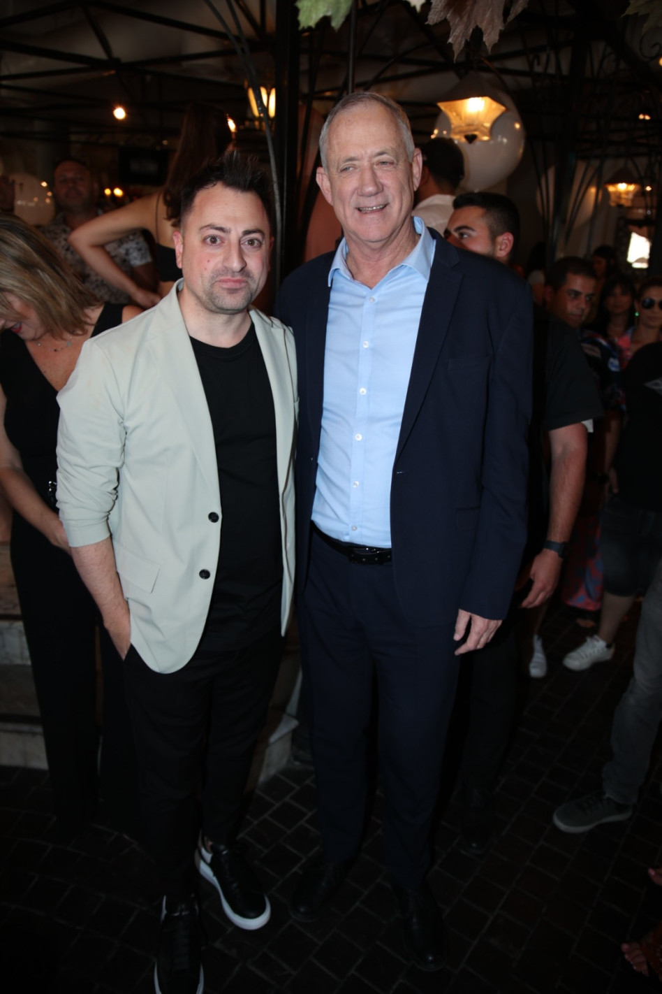 בני גנץ, ליעד רוח (צילום: אור גפן)