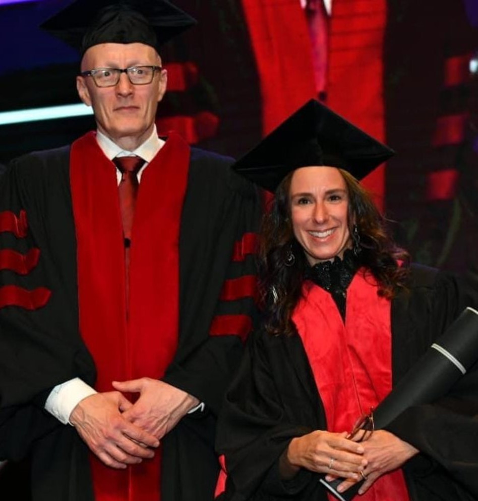 ג'ודי קנטור ומרק שטייף (צילום: חן גלילי)