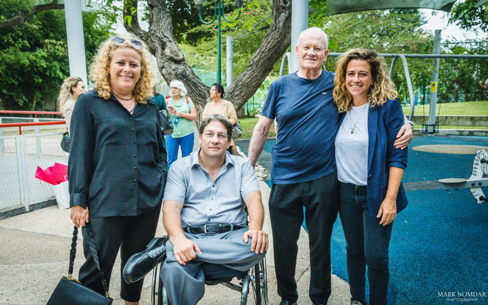 נועה רוטמן, דני יתום, עידן קלימן ואיילת נחמיאס-ורבין (צילום: מארק נומרד)