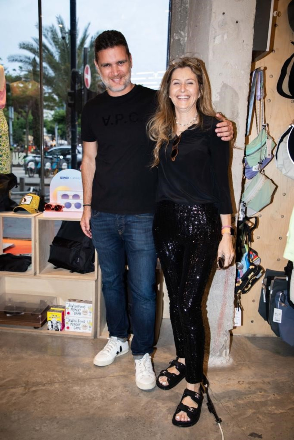 איריס כספי ואורי רייז (צילום: דנה לביא)