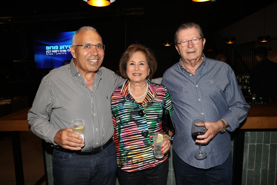שלום זינגר, נאוה ברק ופנחס בוכריס (צילום: רפי דלויה)