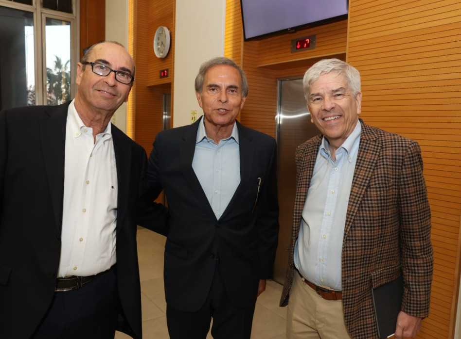 פול פרומר, אמנון דיק ואיתי סנד (צילום: איציק בירן)