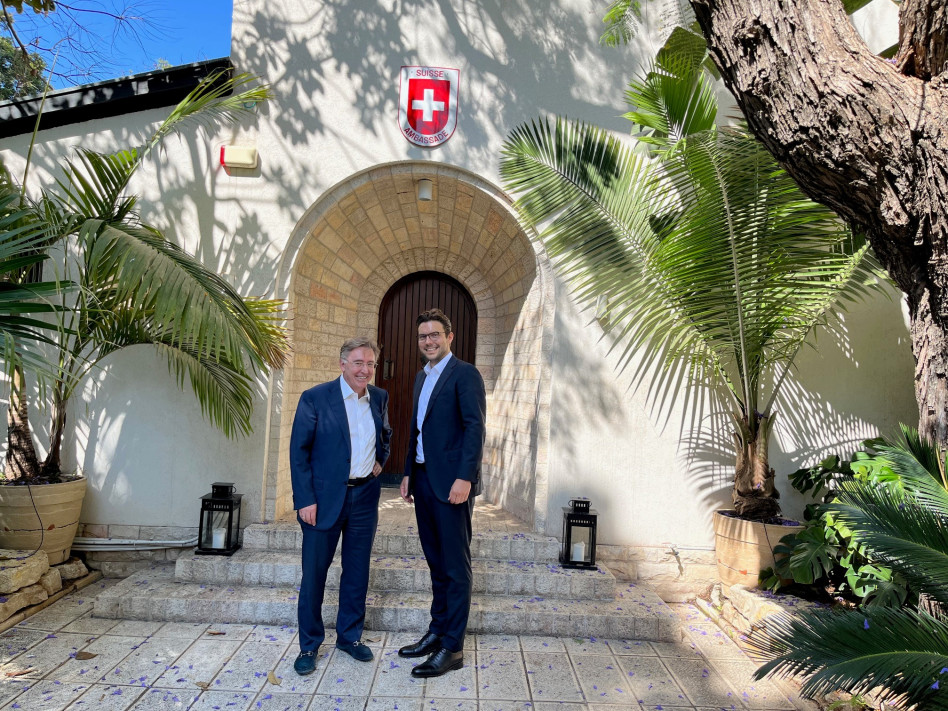 מרכוס הגנברוך ואורס בוכר (צילום: באדיבות לופטהנסה)