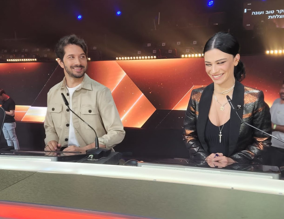 נינט טייב, רן דנקר (צילום: קשת 12)