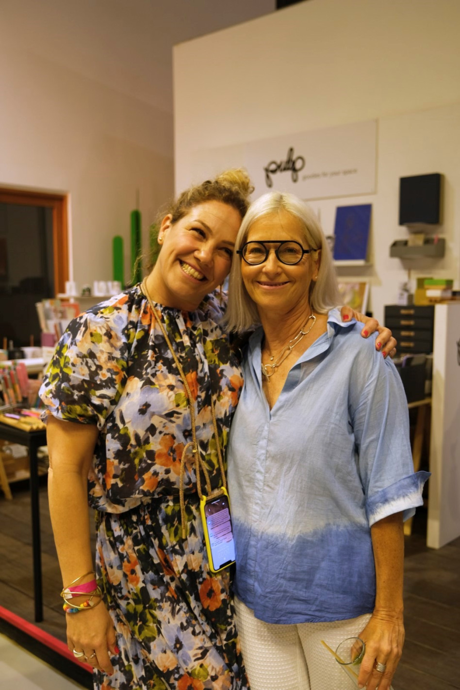 קארן אוברזון וקרין לאופר דיין (צילום: אוראל לוי)