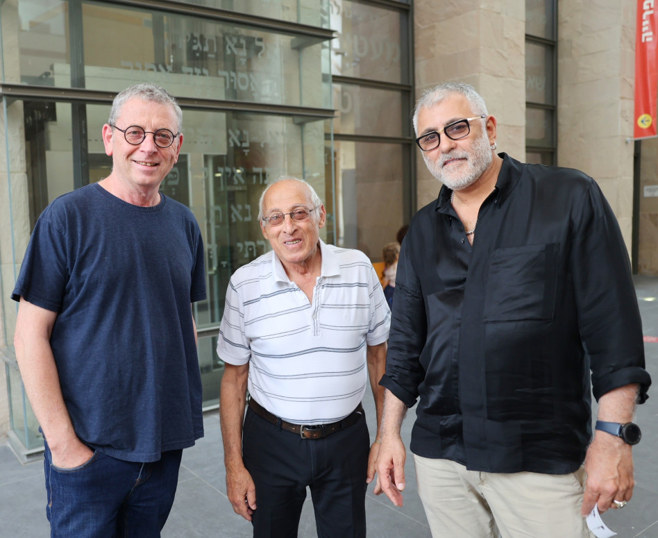 רפי ניב, מוטי ששון ודני וייס (צילום: רפי דלויה)