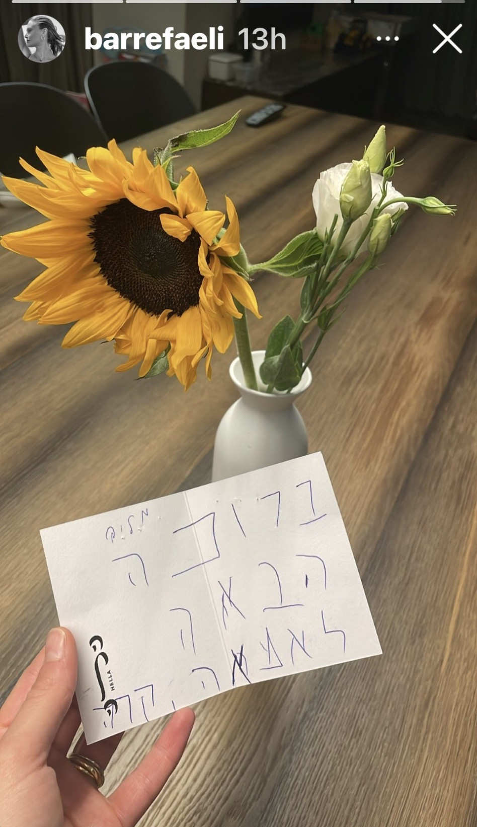 בר רפאלי (צילום: צילום מסך אינסטגרם)