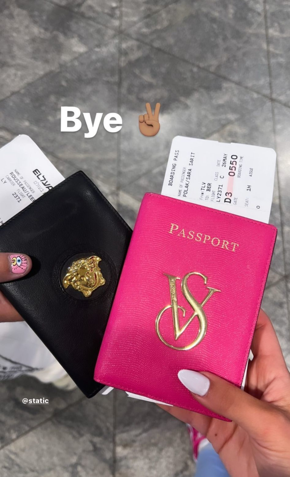 שרית פולק, סטטיק (צילום: צילום מסך אינסטגרם)