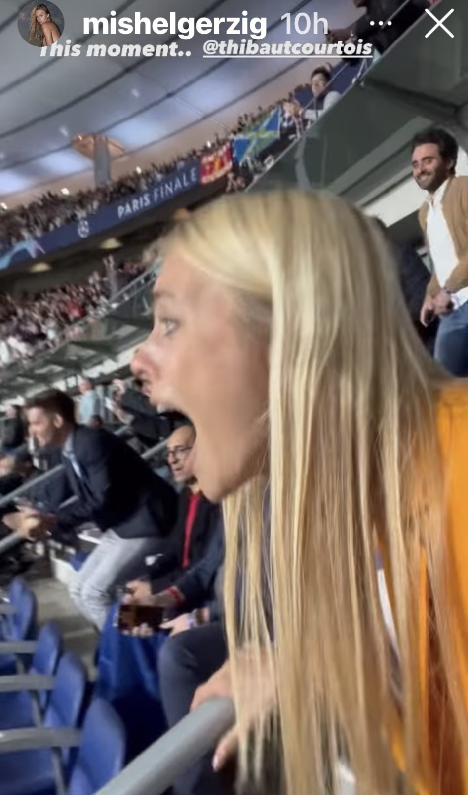 מישל גרציג, טיבו קורטואה (צילום: צילום מסך אינסטגרם)