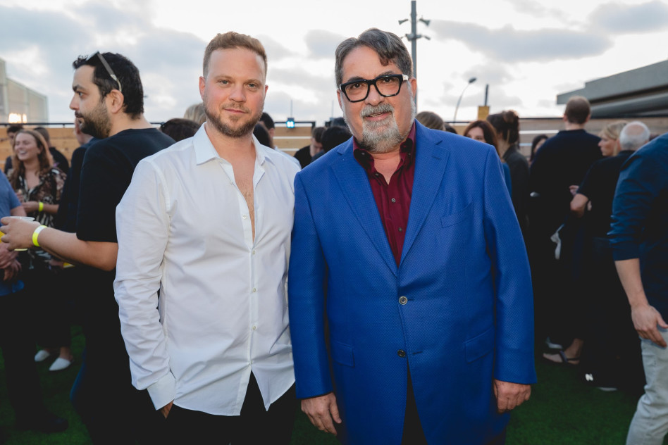 גדעון תדמור ואמיליו שנקר (צילום: אריאל עפרון)