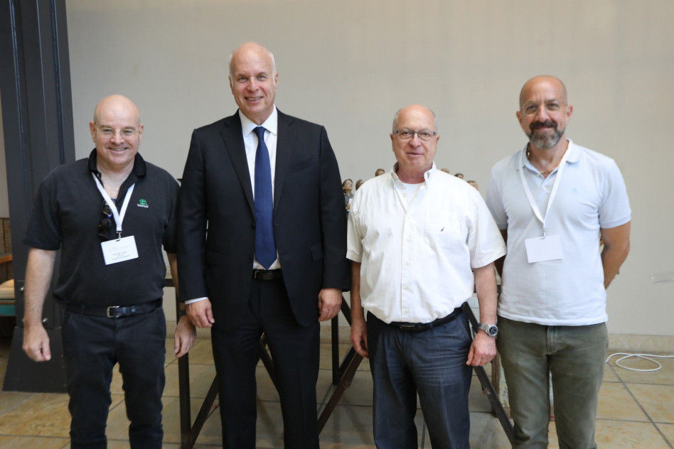 ישי בלנק,  טל בנד, אלקס הרטמן ויואב דותן (צילום: חן גלילי)