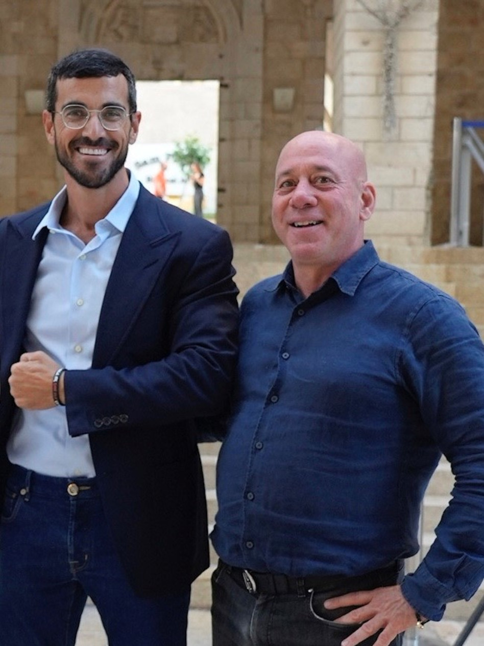 ג'ורג'י אקורב ודוד הלפרין (צילום: דודי קפלר)