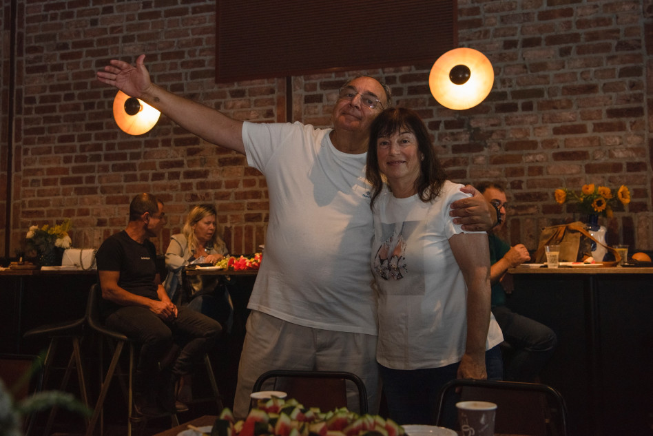 רותי וזאב רוטשטיין (צילום: עמית מלינה)