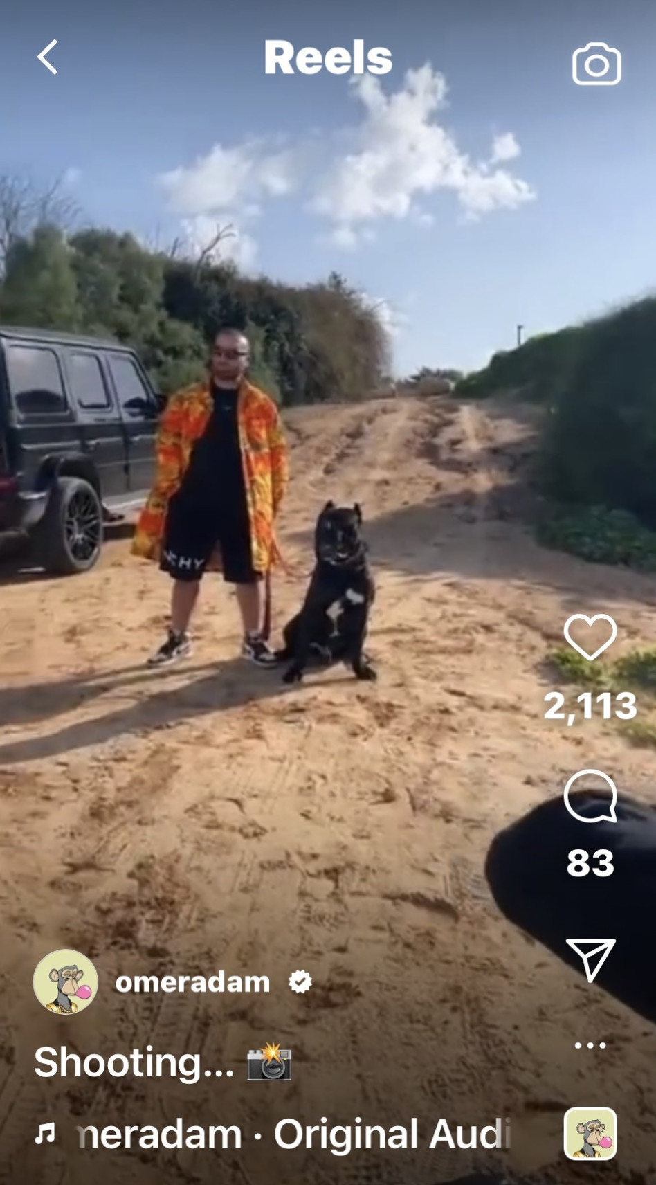 עומר אדם (צילום: צילום מסך אינסטגרם)