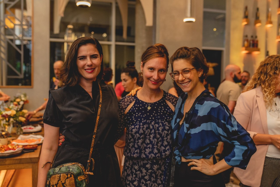 דפנה לוסטינג, נעמה שפי, ושפרה קורנפלד (צילום: אריאל עפרון)