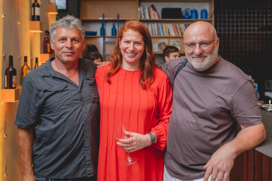 ארז קומרובסקי, רונית ורד ואסא תורג׳מן (צילום: אריאל עפרון)