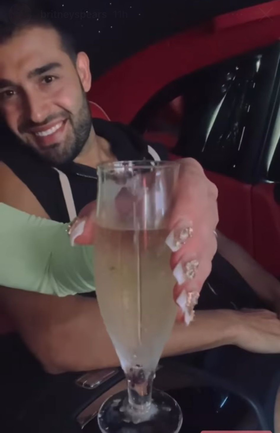 סאם אסגרי (צילום: צילום מסך אינסטגרם)