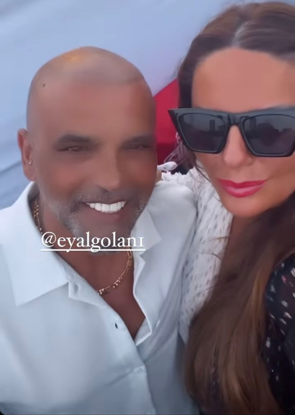 אופירה אסייג, אייל גולן (צילום: צילום מסך אינסטגרם)