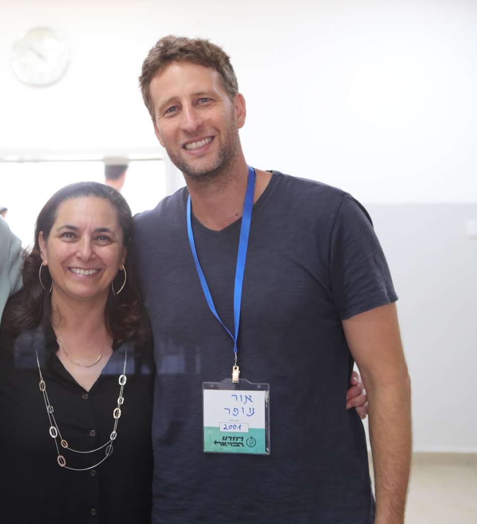 אור עופר ודפנה מנשה-ברוך (צילום: ישראל שוורץ)