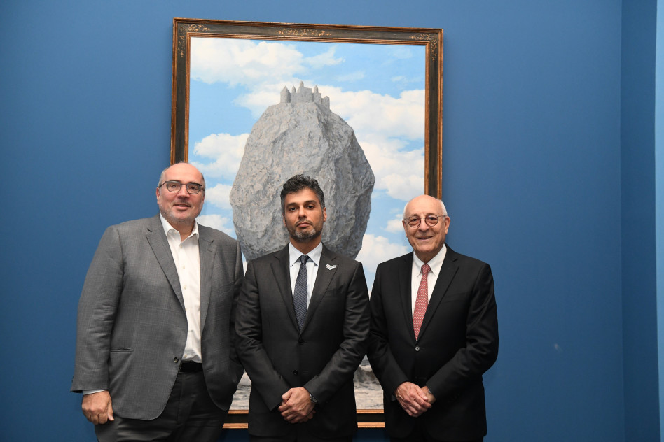 יצחק מולכו, מוחמד אל-חאג'ה ודניס וייל (צילום: יוסי זלינגר)