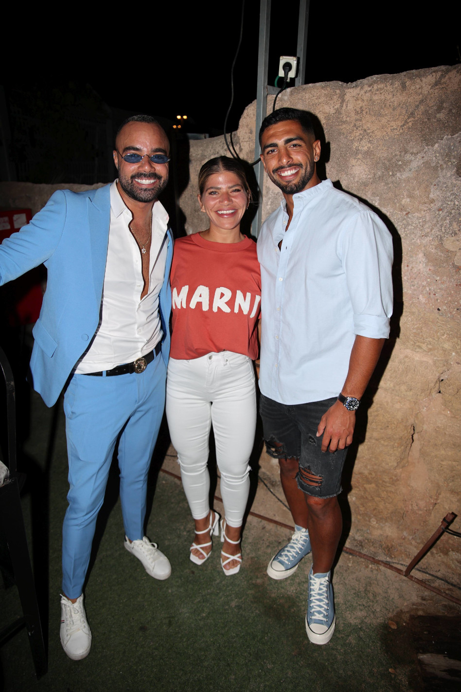 דניאל בוסי, ג'קי אזולאי, מיכה סלמה (צילום: אור גפן)