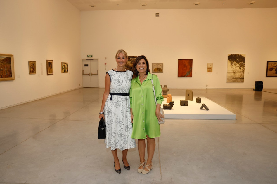 טניה כהן-עוזיאלי ואנדראה גרוב (צילום: גיא יחיאלי)