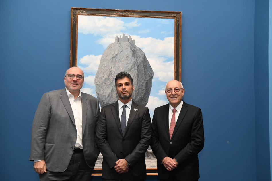 יצחק מולכו, מוחמד אל-חאג'ה ודניס וייל (צילום: יוסי זלינגר)