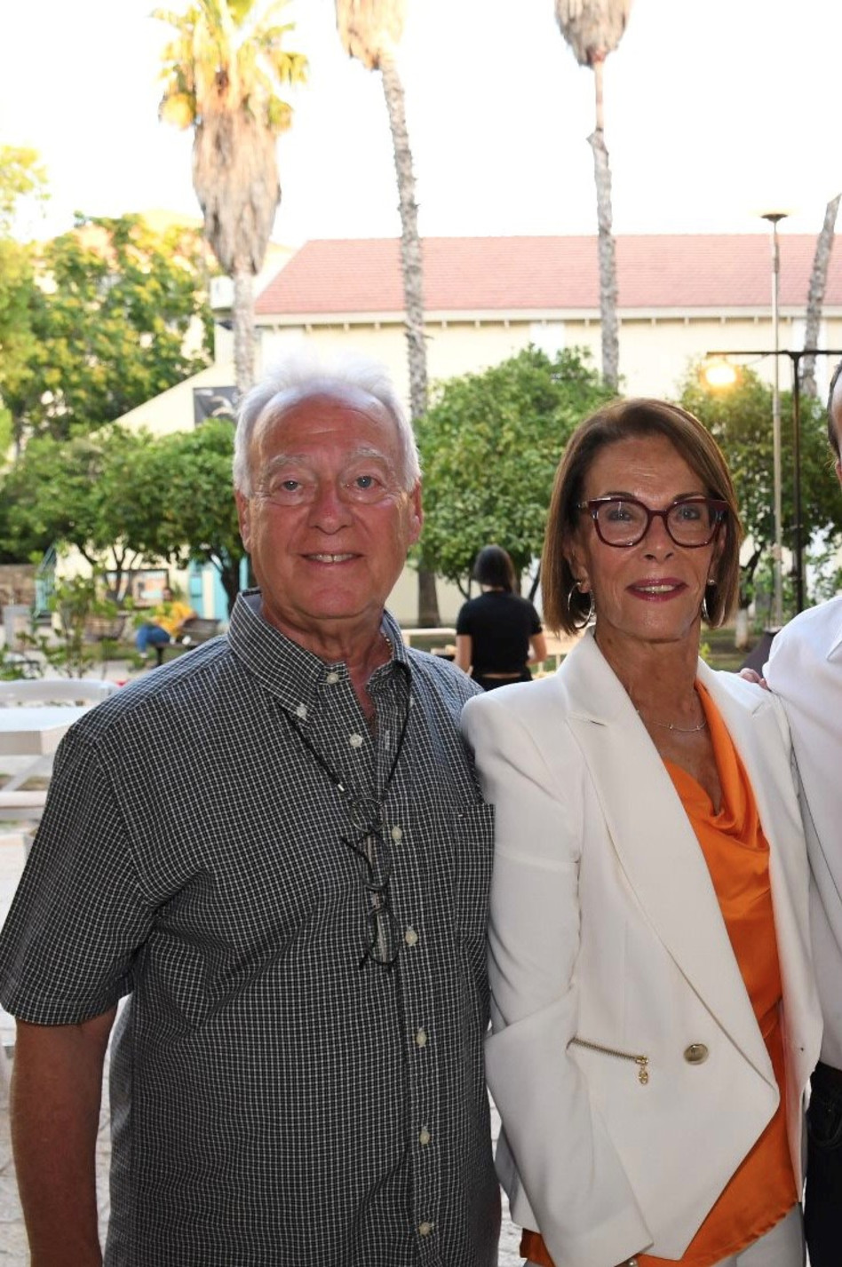 ורדה וחיים סאמט (צילום: אביב חופי)