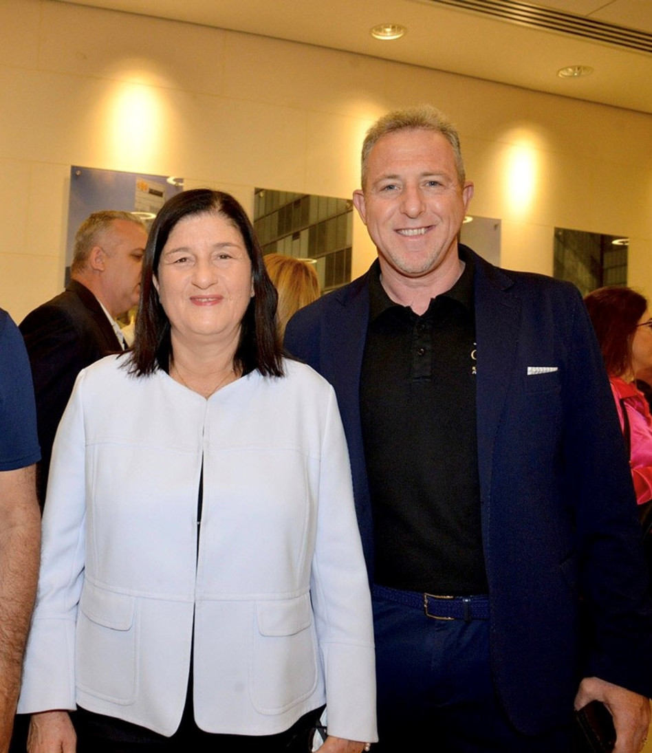 אמיר איל וסמדר ברבר-צדיק  (צילום: תמר מצפי)