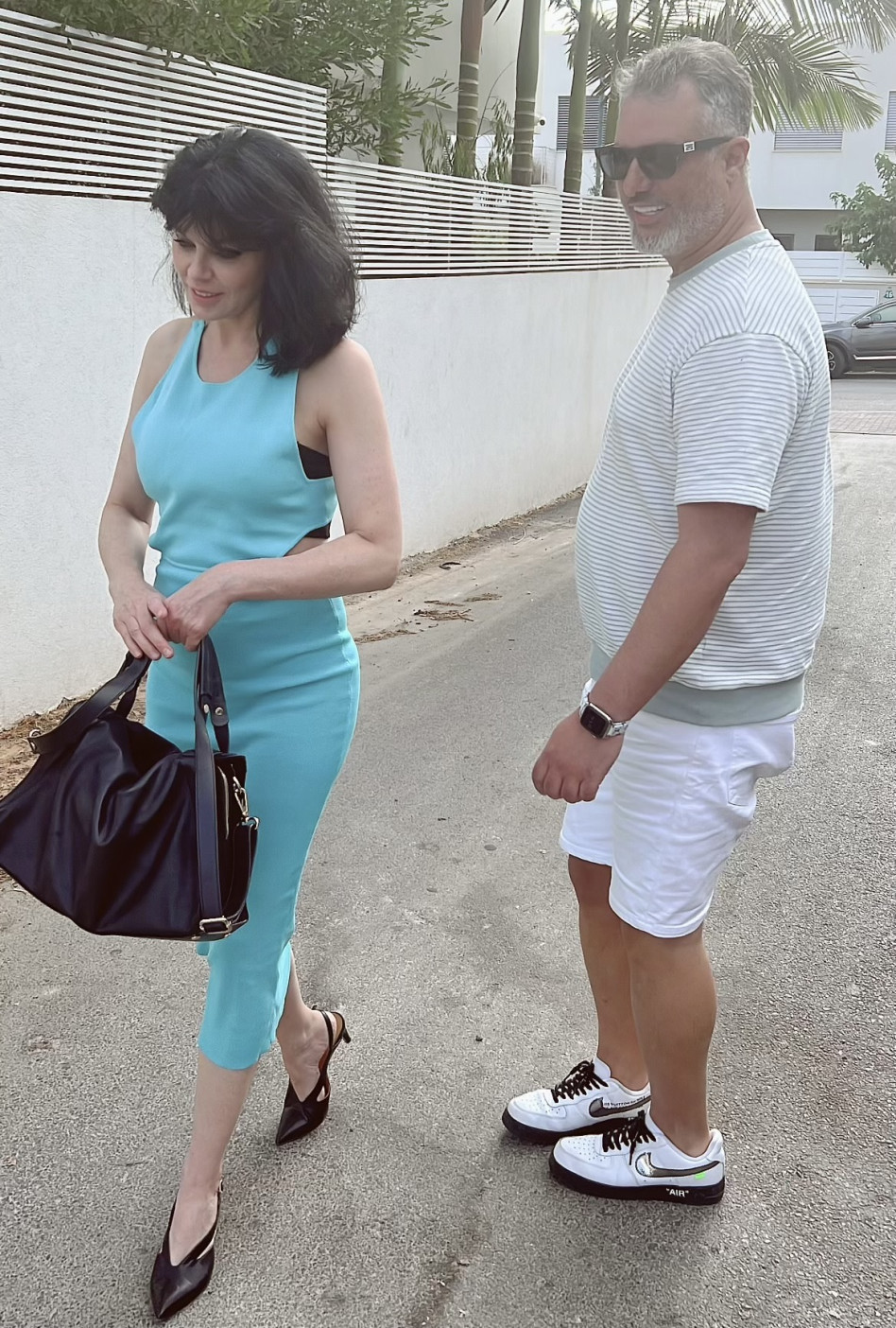 בהחלט סיבה לחייך. דנה רון, יריב נתי (צילום: צילום גולשים)