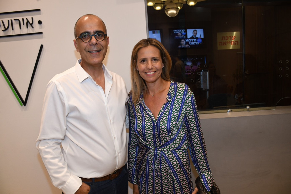 שרון כידון ואבי יפרח (צילום: אביב חופי)